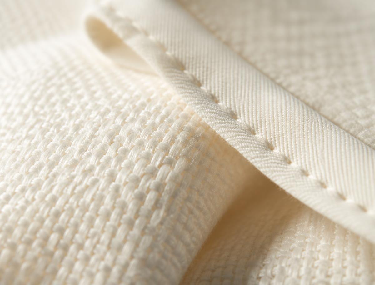 Close-up of premium cotton fabric