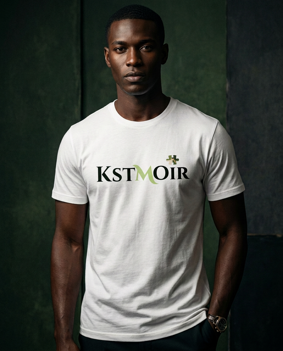 Editorial portrait in Kstmoir silhouette